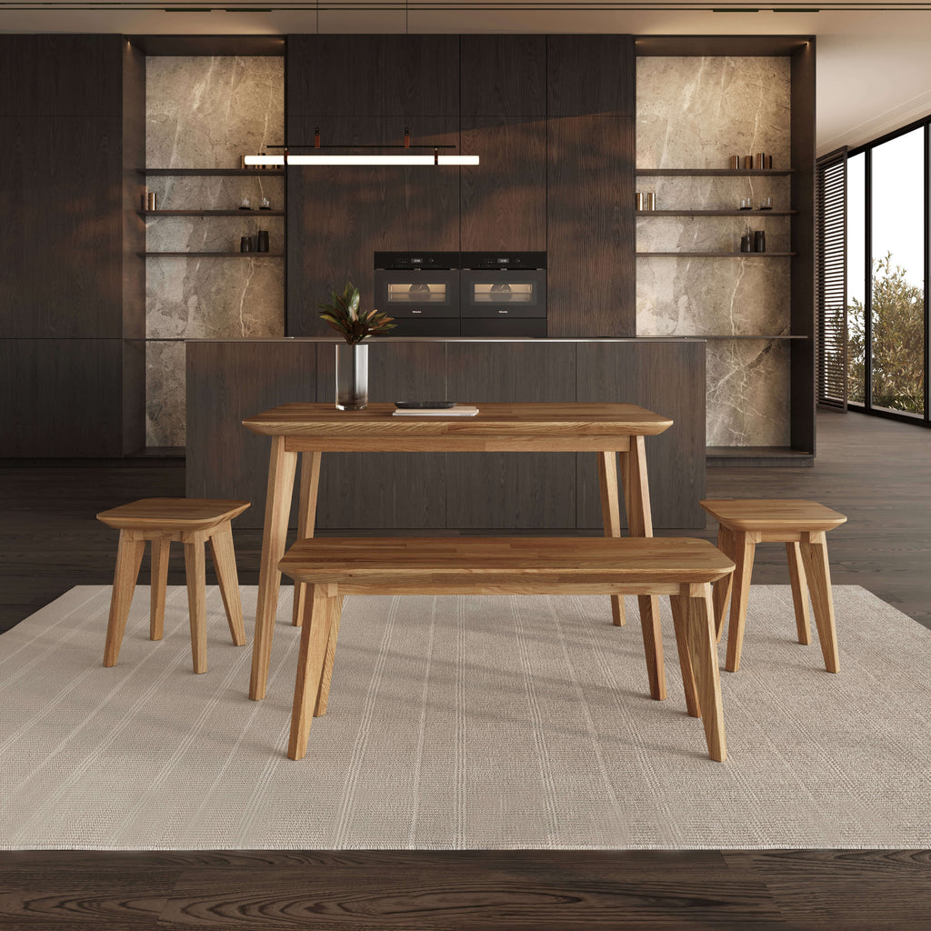 最終値下げ⭐︎廃盤⭐︎IDEE MATIN DINING TABLE 900 OAK ⭐ Dining table Buy online ⭐ Paris made of solid oak – krokwood.co.uk