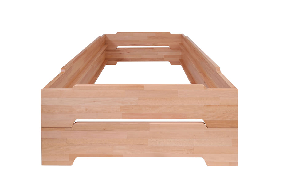 Front view of Emily stackable bed