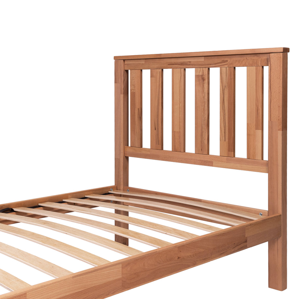 Solid wood bed Sofia in Beech