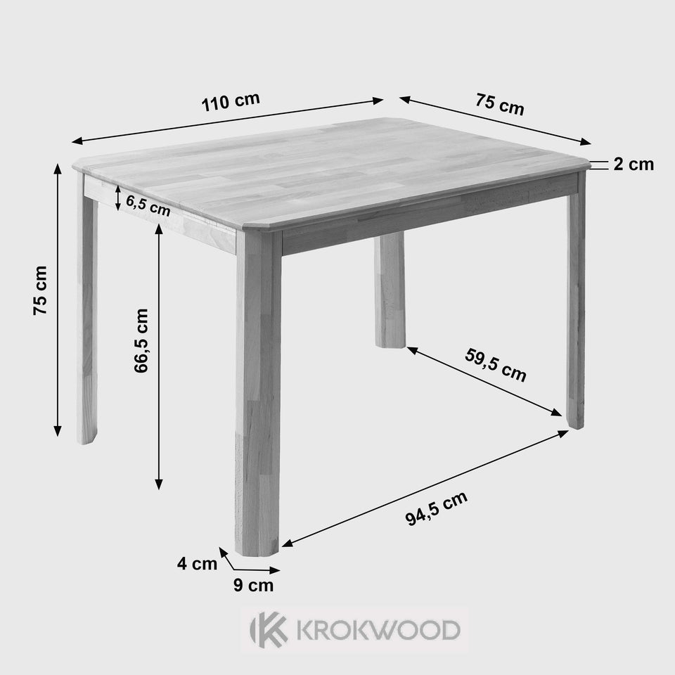 Berlin beech dining table