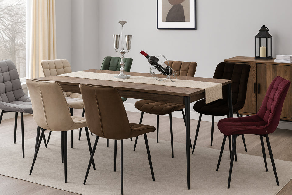 Christian - dining room chair, living room chair, office chair, metal legs