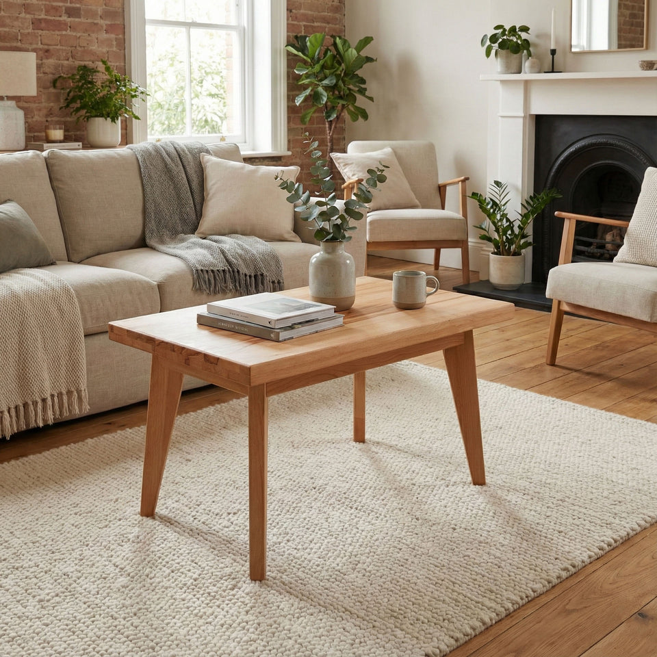 wooden coffee table Hans