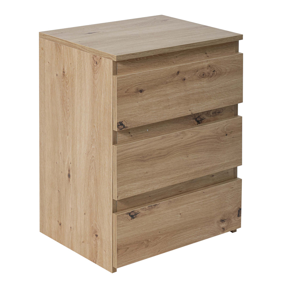 LORA bedside cabinet in Artisan Oak décor