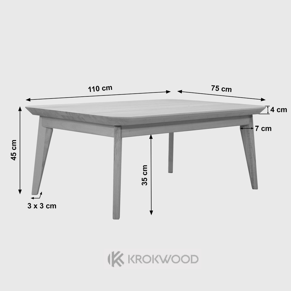 Paris beech coffee table