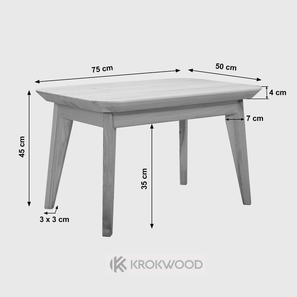 Buy coffee table Paris oak Online Shop Krok Wood –