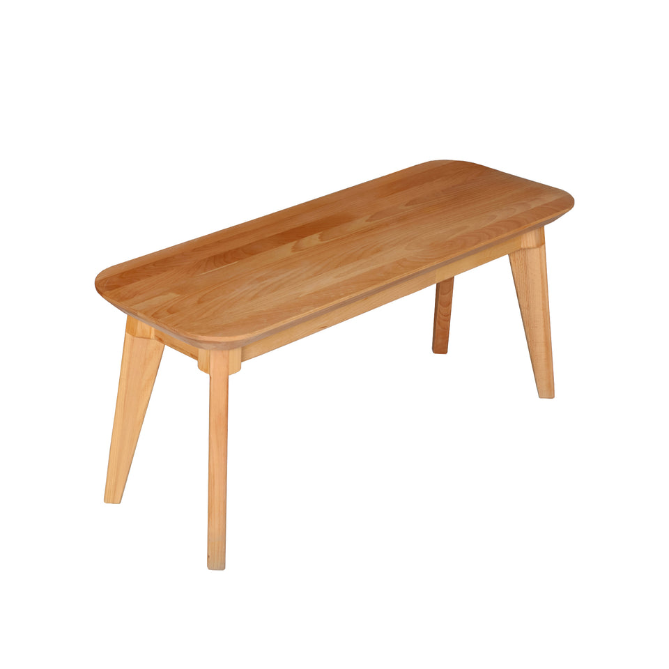 solid beech Paris bench