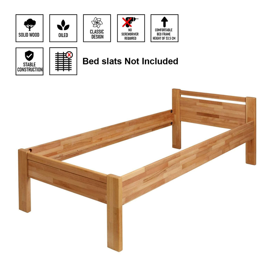 Solid wood bed SiSi beech