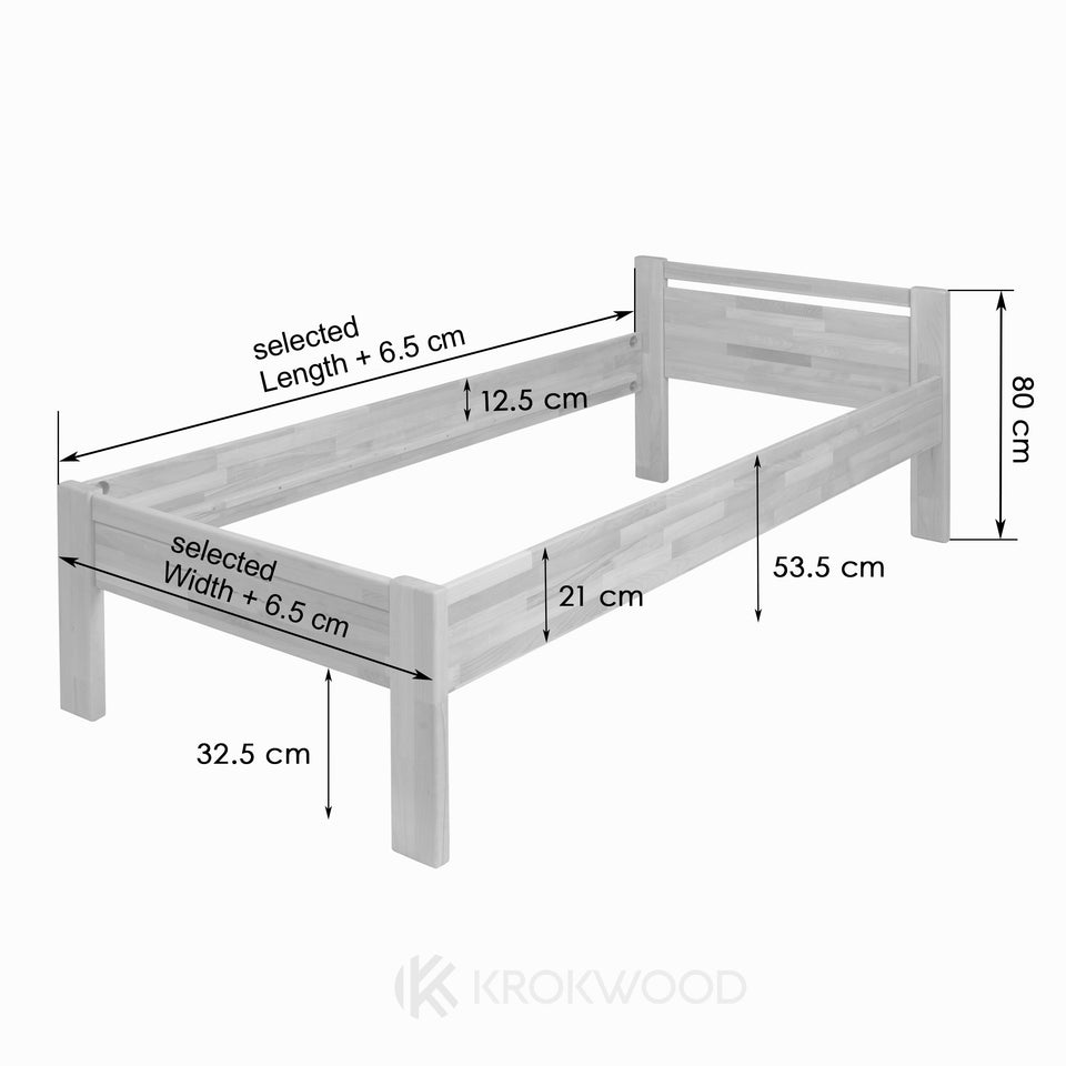 SiSi bed dimensions