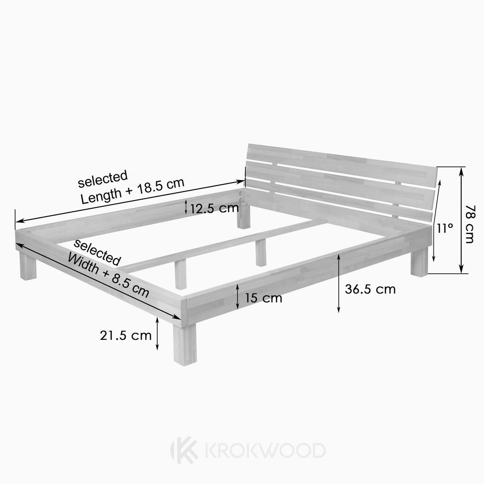 Krokwood Valetta Bett Dimensions