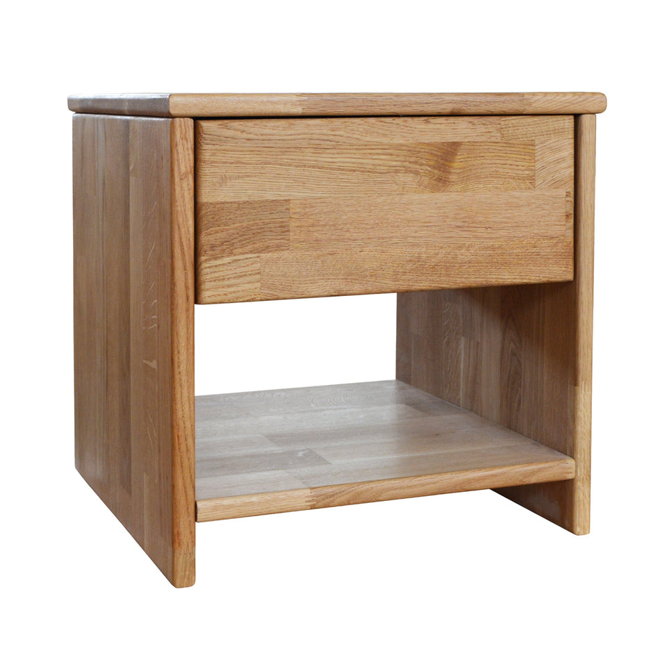 Bed SiSi + bedside table (oak)