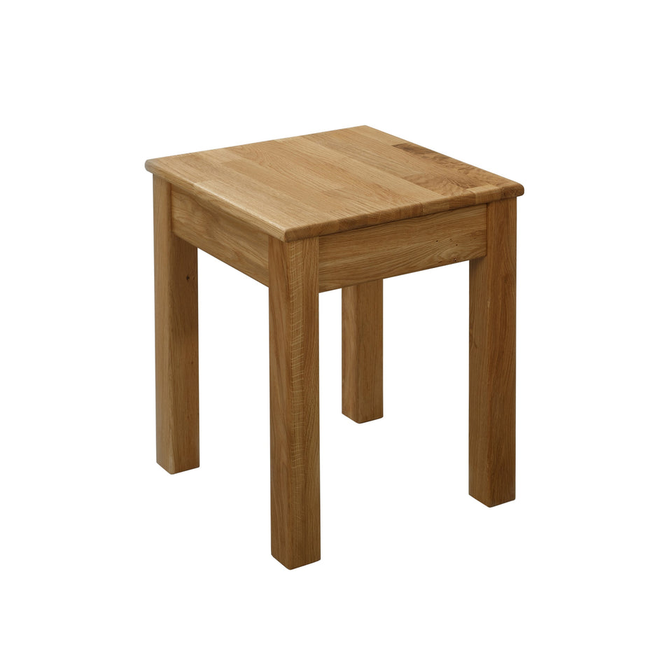 Solid wood stool Tomas in oak
