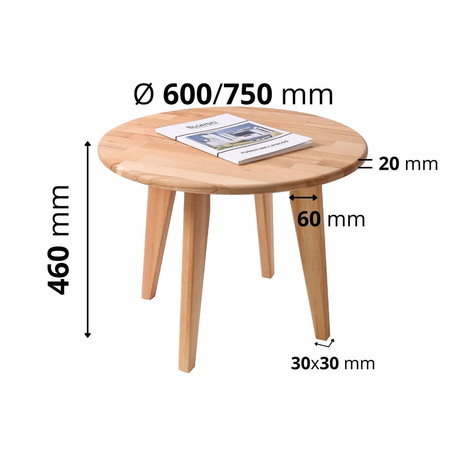 Round Coffee Table Dresden KrokWood