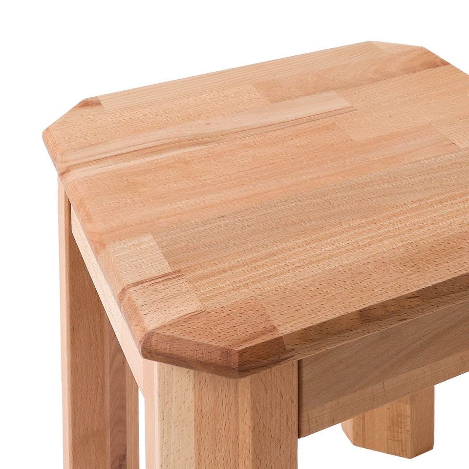 Beech wood stool